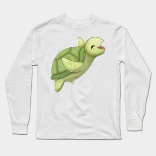 Cute Turtle Long Sleeve T-Shirt